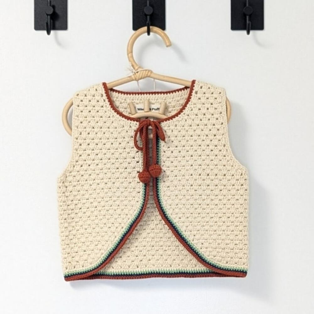 Misha & Puff String Vest | 3-4 yrs